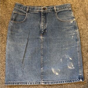 Vintage Denim Skirt
